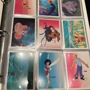 Animated Character Trading Cards Collection